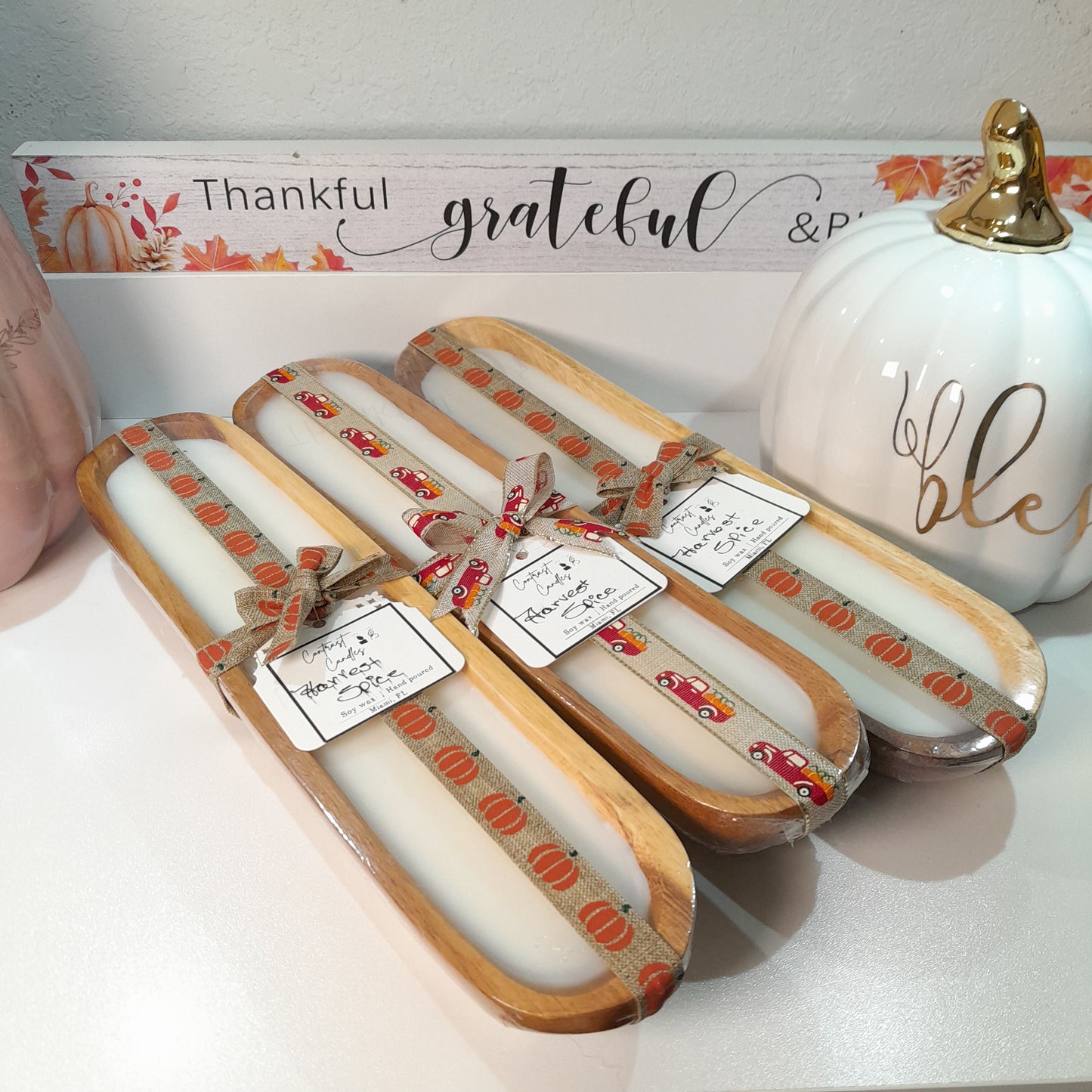 Harvest Spice Dough Bowl Candle