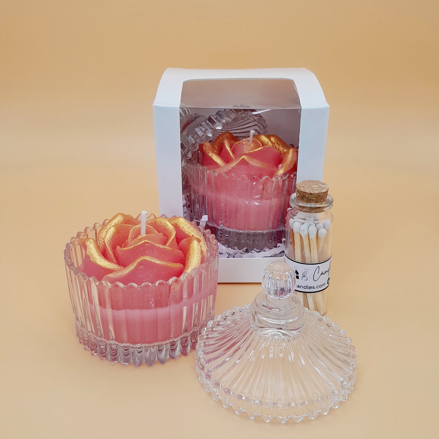 Rose Votive Candle