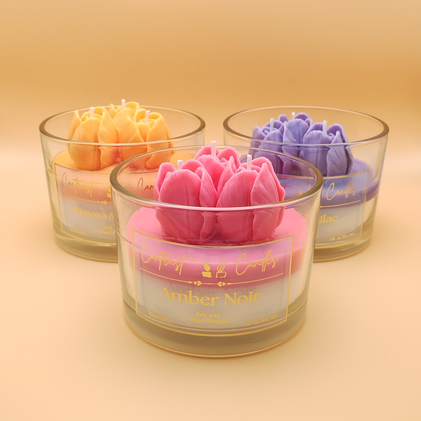 Amber Noir Tulips 16oz