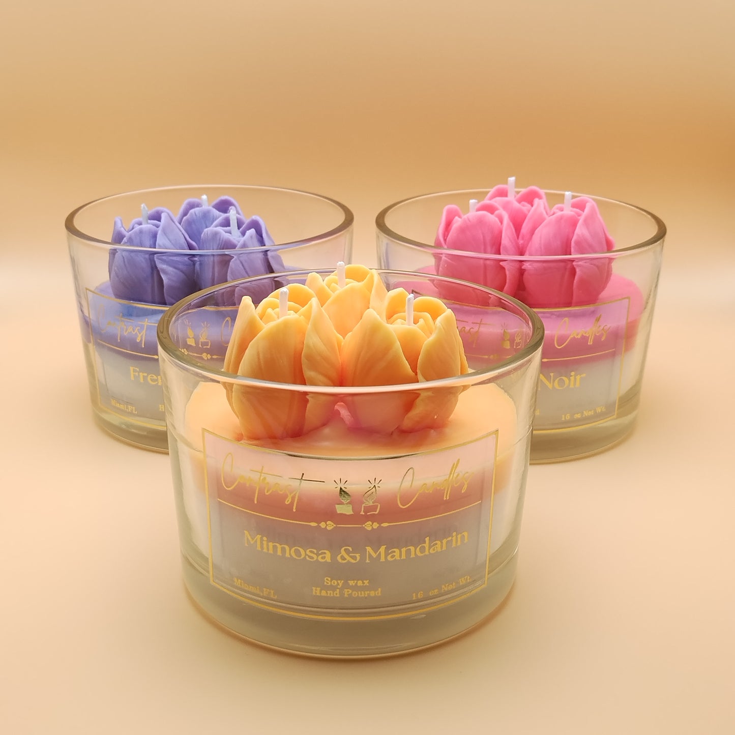 Mimosa & Mandarin Tulips 16oz