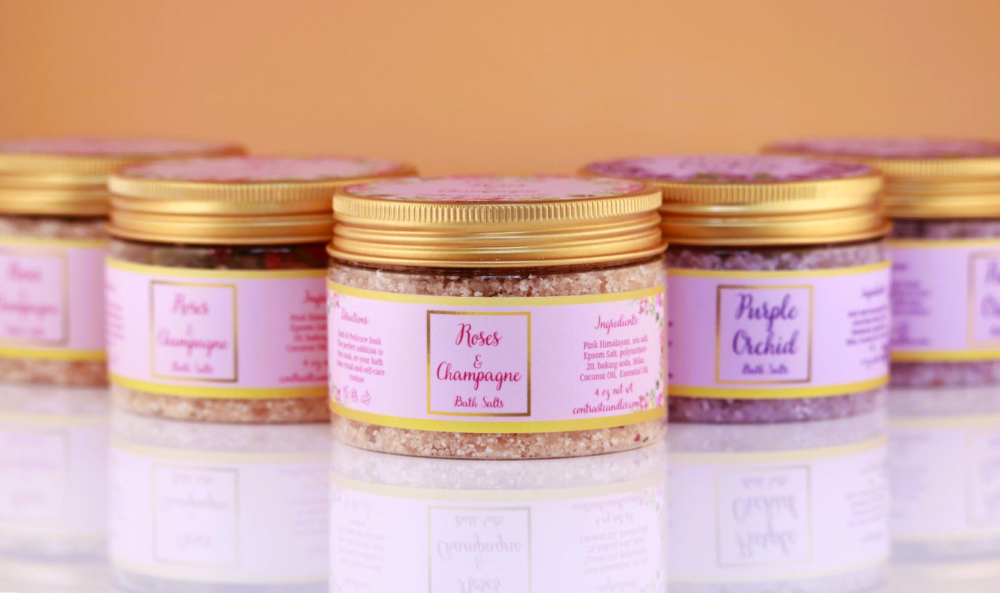 Purple Orchid Bath Salts